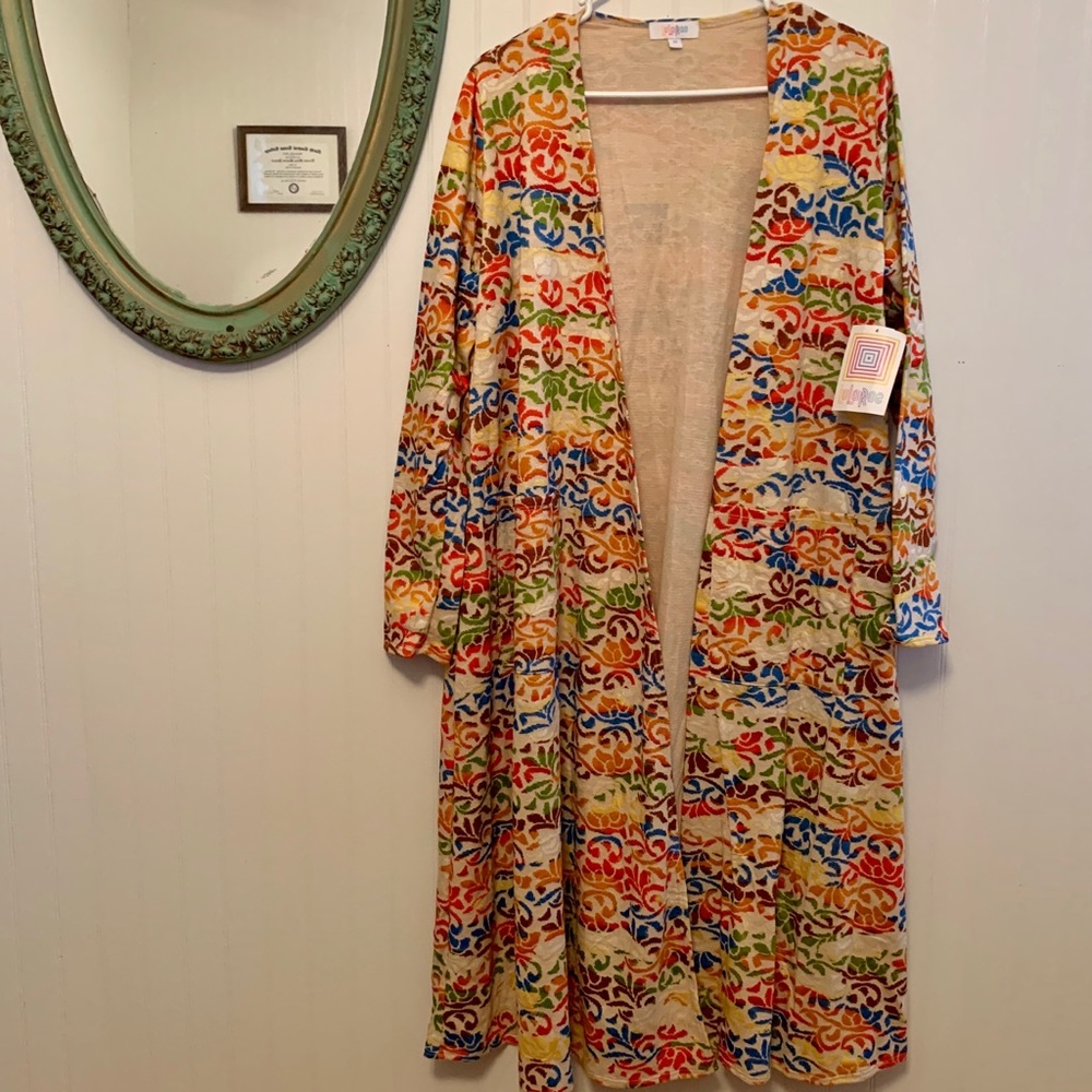 NWT Multicolor LuLaRoe Sarah Cardigan